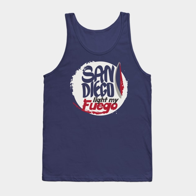 San Diego light my fuego (light) Tank Top by ArteriaMix